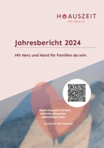 Jahresbericht 2024, Hauszeit mit Herz, QR-Code